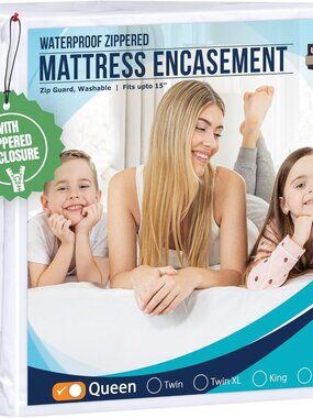 Utopia Bedding Queen Mattress Protector Zippered